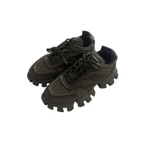 Prada Cloudbust Thunder Sneakers Size 7 Gray Lug Sole Made In Italy